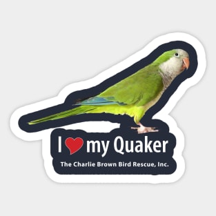 CB Quaker Parakeet Sticker